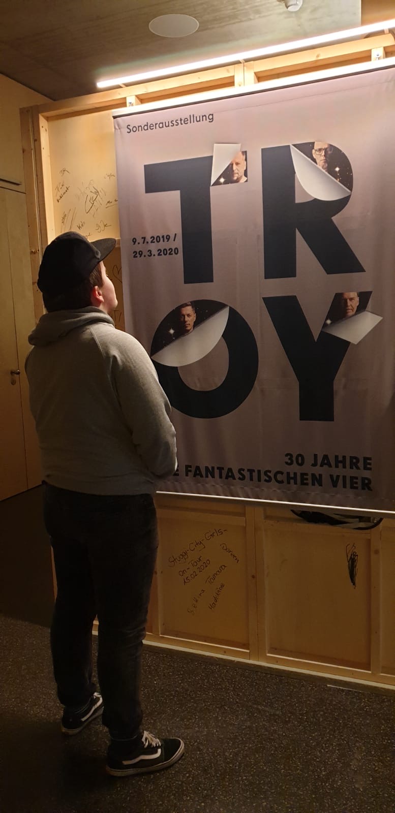 BB in der Ausstellung TROY 30 Jahre Fantas